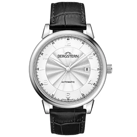 ΡΟΛΟΙ BERGSTERN B048G225 BERGSTERN Harmony Automatic Black Leather Strap