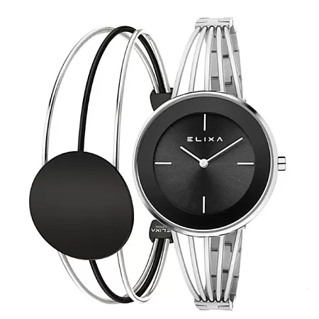 ΡΟΛΟΙ ELIXA E126-L518-K1 ELIXA Finesse Silver Stainless Steel Bracelet Gift Set