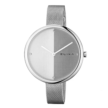ΡΟΛΟΙ ELIXA E106-L424 ELIXA Beauty Crystals Silver Stainless Steel Bracelet