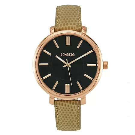 ΡΟΛΟΙ OXETTE 11X65-00182 OXETTE Astra Watch Brown Leather Strap