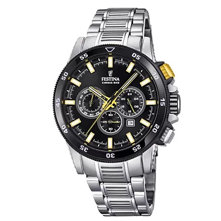 ΡΟΛΟΙ FESTINA  F20353/5B FESTINA Chronograph Stainless Steel Bracelet