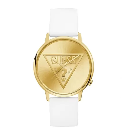 ΡΟΛΟΙ GUESS  V1023M1 GUESS Ladies White Rubber Strap