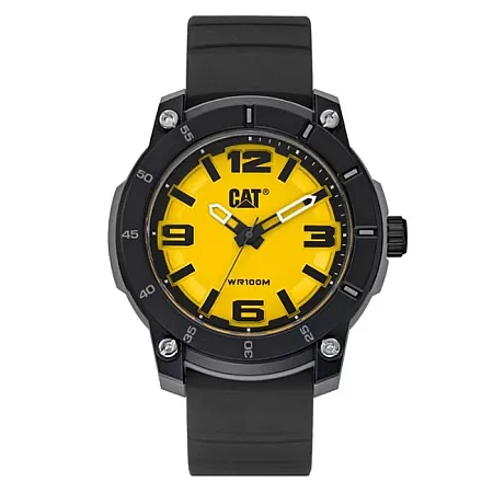 ΡΟΛΟΙ CATERPILLAR  LG14021721 CATERPILLAR Stratum Black Silicone Strap