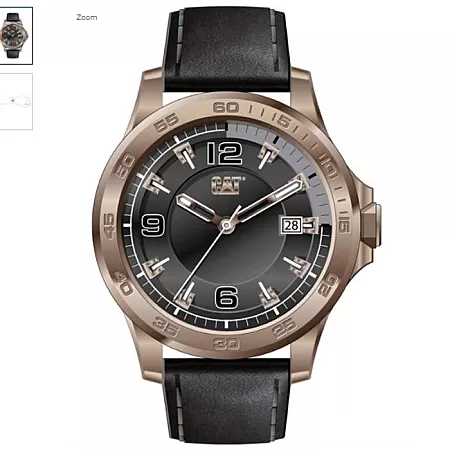 ΡΟΛΟΙ CATERPILLAR  AD19134129 CATERPILLAR Boston Black Leather Strap