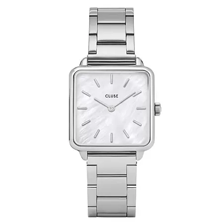 ΡΟΛΟΙ CLUSE CL60025S CLUSE La Tetragone Silver Stainless Steel Bracelet