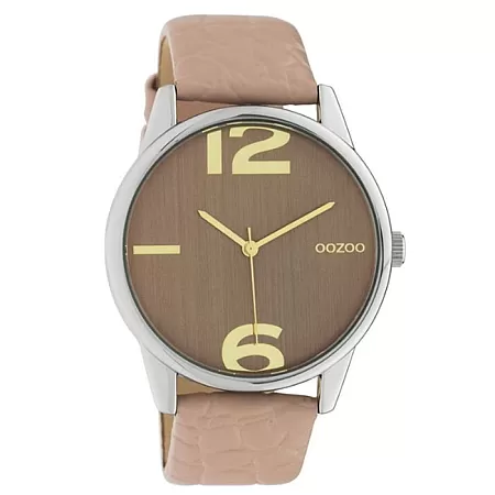 ΡΟΛΟΙ OOZOO C10376 OOZOO Timepieces Pink Leather Strap