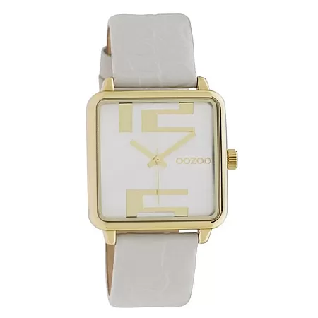 ΡΟΛΟΙ OOZOO  C10365 OOZOO Timepieces White Leather Strap