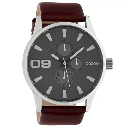 ΡΟΛΟΙ OOZOO C10348 OOZOO Timepieces Brown Leather Strap