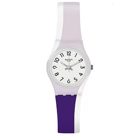 ΡΟΛΟΙ SWATCH  LW169 SWATCH Purpletwist Multicolor Silicone Strap