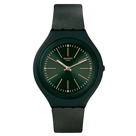 ΡΟΛΟΙ SWATCH SVUG100 SWATCH Skincappero Green Silicone Strap