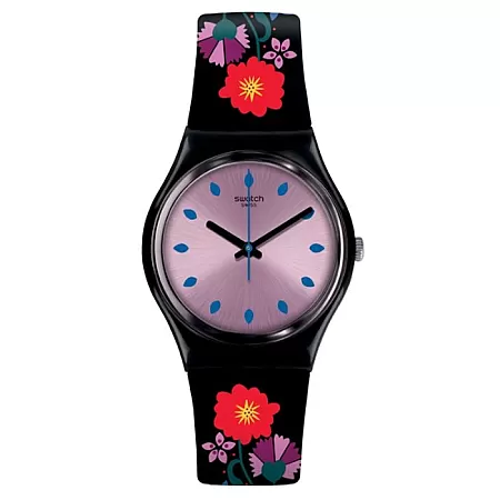 ΡΟΛΟΙ SWATCH GB319 SWATCH Coquelicotte Multicolor Silicone Strap
