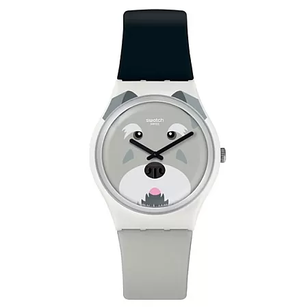 ΡΟΛΟΙ SWATCH GW210 SWATCH Schnautzi Two Tone Silicone Strap