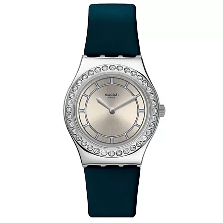 ΡΟΛΟΙ SWATCH YLS211 SWATCH Bluechic Blue Leather Strap