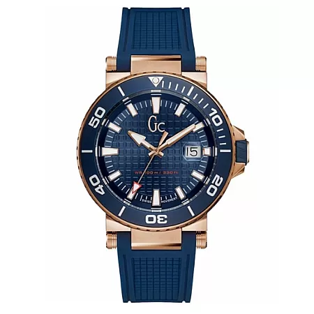 ΡΟΛΟΙ GUESS COLLECTION Y36004G7 GUESS Collection Mens Blue Silicone Strap