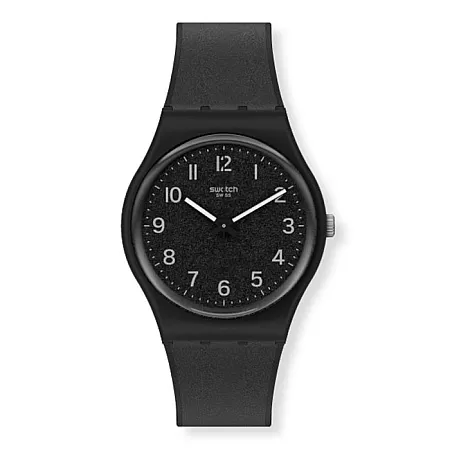 ΡΟΛΟΙ SWATCH GB326 SWATCH Lico-Gum Black Synthetic Strap