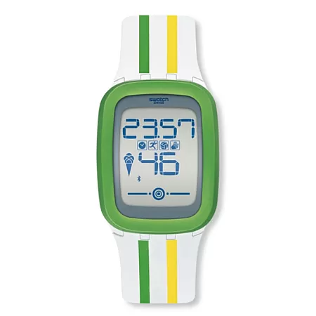 ΡΟΛΟΙ SWATCH  SUVW101 SWATCH Stripezero Multicolor Silicone Strap