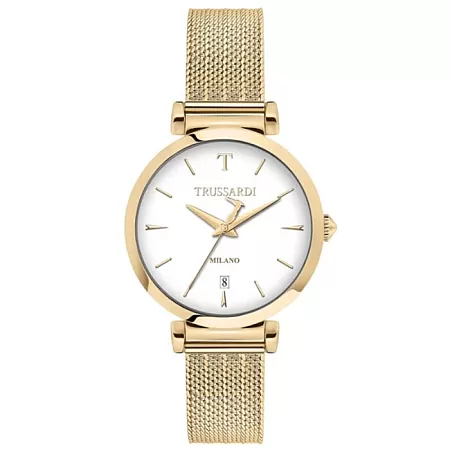 ΡΟΛΟΙ TRUSSARDI  R2453133503 TRUSSARDI T-Exclusive Gold Stainless Steel Bracelet