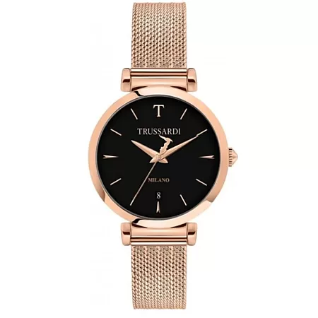 ΡΟΛΟΙ TRUSSARDI  R2453133504 TRUSSARDI T-Exclusive Rose Gold Stainless Steel Bracelet