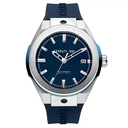 ΡΟΛΟΙ CERROUTI CRA29002 CERRUTI Ruscello Blue Silicone Strap