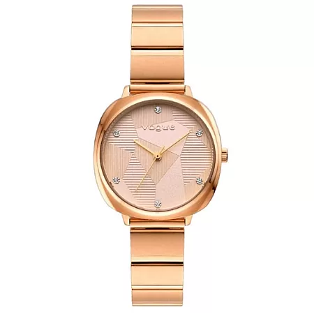 ΡΟΛΟΙ VOGUE 814452 VOGUE Audrey Crystals Rose Gold Stainless Steel Bracelet