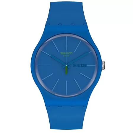 ΡΟΛΟΙ SWATCH SO29N700 SWATCH Gents BelTempo Blue Plastic Strap