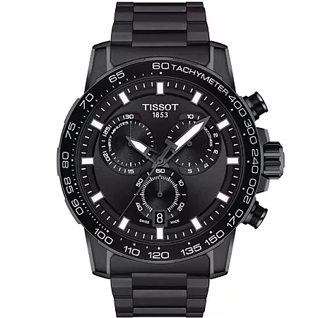 ΡΟΛΟΙ TISSOT T1256173305100 TISSOT T-Sport Chronograph Black Stainless Steel Bracelet