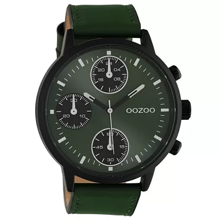 ΡΟΛΟΙ OOZOO C10667 OOZOO Timepieces Green Leather Strap