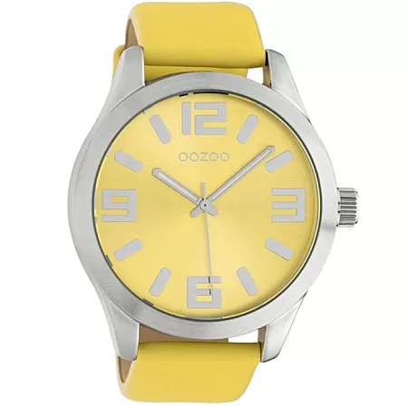 ΡΟΛΟΙ OOZOO C10234 OOZOO Timepieces Yellow Leather Strap
