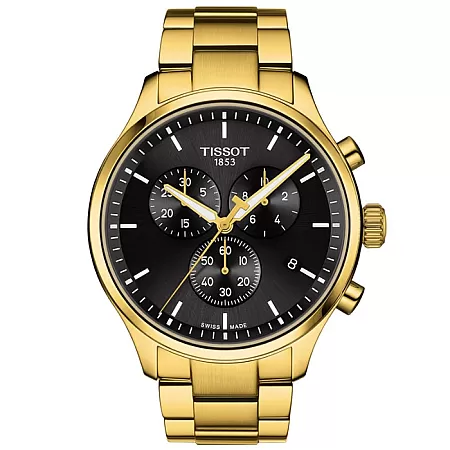 ΡΟΛΟΙ TISSOT T1166173305100 TISSOT CHRONO XL Classic Gold Stainless Steel Bracelet