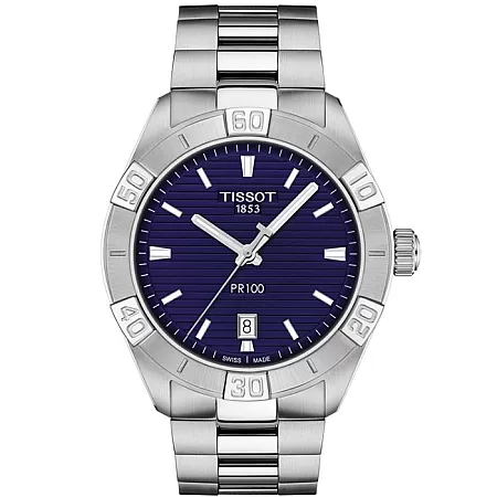 ΡΟΛΟΙ TISSOT T1016101104100 TISSOT PR 100 Sport Silver Stainless Steel Bracelet