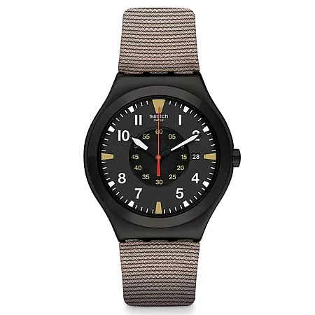 ΡΟΛΟΙ SWATCH YWB406 SWATCH Gardya Brown Rubber Strap