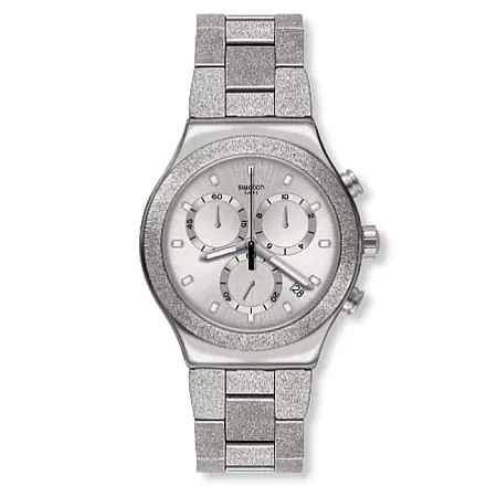 ΡΟΛΟΙ SWATCH YVS472G SWATCH Irony Silver Explosion Chronograph Grey Stainless Steel Bracelet