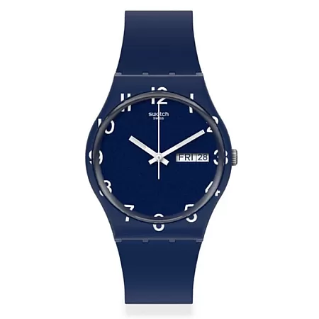 ΡΟΛΟΙ SWATCH GN726 SWATCH Gent Over Blue Blue Silicone Strap
