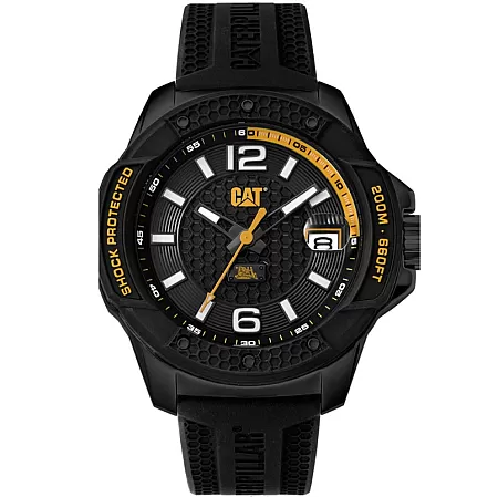 ΡΟΛΟΙ CATERPILLAR  SJ16121137 CATERPILLAR Shockmaster Evo Black Silicone Strap