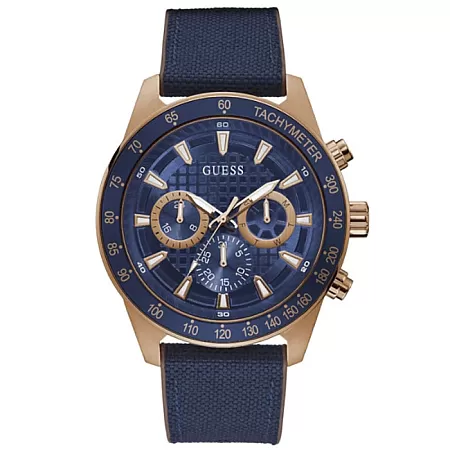 ΡΟΛΟΙ GUESS  GW0206G2 GUESS Magnitude Blue Rubber Strap