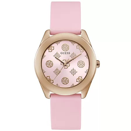 ΡΟΛΟΙ GUESS GW0107L5 GUESS Peony G Pink Rubber Strap