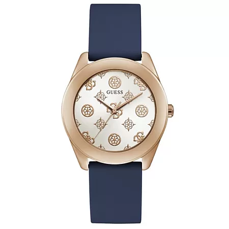 ΡΟΛΟΙ GUESS GW0107L4 GUESS Peony G Blue Rubber Strap