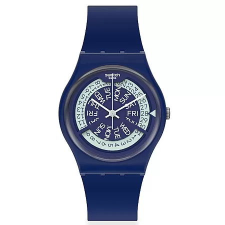 ΡΟΛΟΙ SWATCH GN727 SWATCH  Gent N-Igma Navy Blue Silicone Strap
