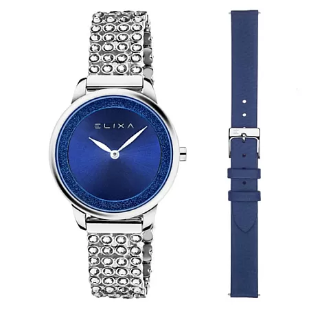 ΡΟΛΟΙ ELIXA E143-L635-K1 ELIXA Beauty Silver Stainless Steel Bracelet Gift Set