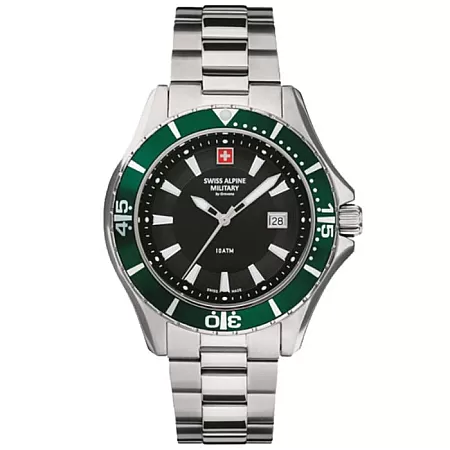 ΡΟΛΟΙ SWISS ALPINE MILITARY SAM7040.1134 SWISS ALPINE MILITARY Nautilus Silver Stainless Steel Bracelet