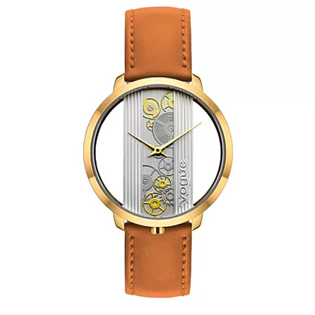 ΡΟΛΟΙ VOGUE 610142 Vogue elescopic Brown  Leather Strap