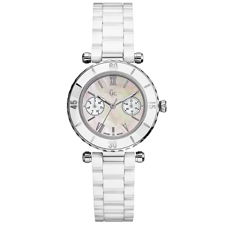 ΡΟΛΟΙ GUESS COLLECTION  I35003L1S GUESS Collection White Ceramic Bracelet