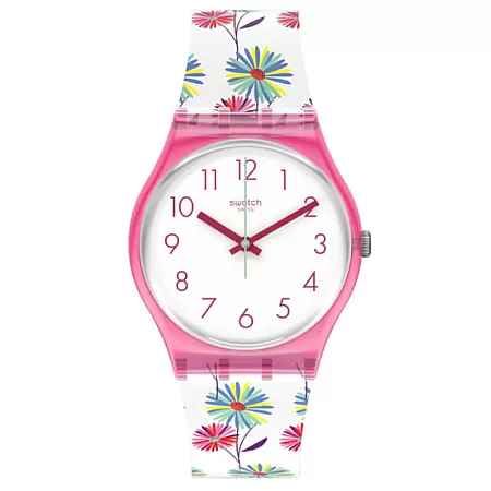 ΡΟΛΟΙ SWATCH GP171 SWATCH Monthly Drops Botanicose Silicone Strap