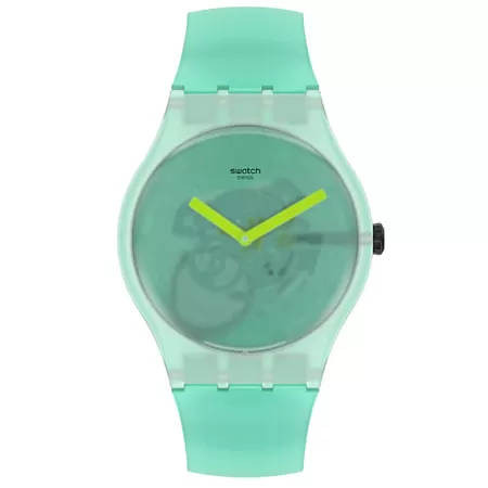ΡΟΛΟΙ SWATCH SUOG119 SWATCH Monthly Drops Nature Blur Silicone Strap