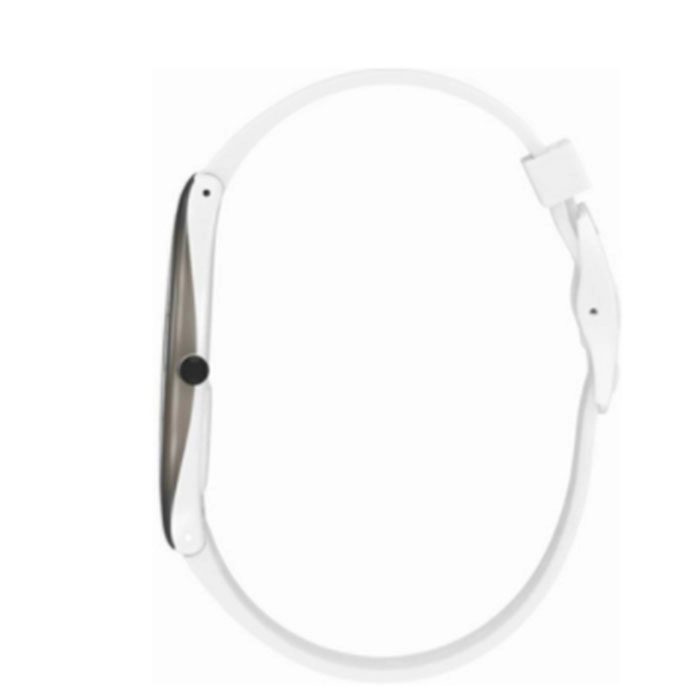 ΡΟΛΟΙ SWATCH SVUM101 SWATCH Skinmarena White Silicone Strap