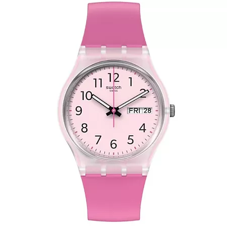ΡΟΛΟΙ SWATCH GE724 SWATCH Gents Rinse Repeat Fuchsia Plastic Strap
