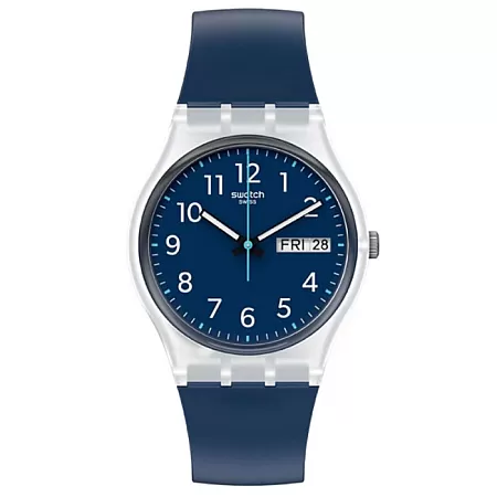 ΡΟΛΟΙ SWATCH GE725 SWATCH Gents Rinse Repeat Navy Blue Plastic Strap