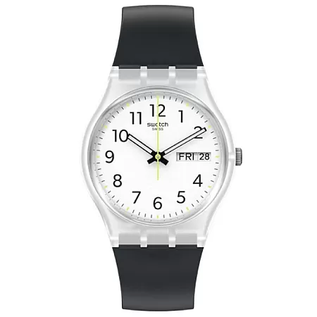 ΡΟΛΟΙ SWATCH GE726 SWATCH Gents Rinse Repeat Black Plastic Strap