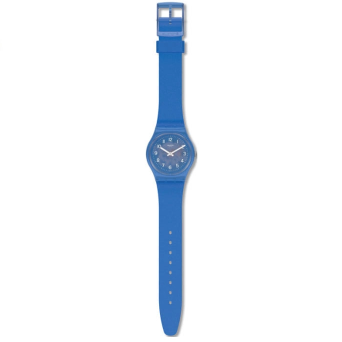 ΡΟΛΟΙ SWATCH GL124 SWATCH Gents Blurry Blue Plastic Strap