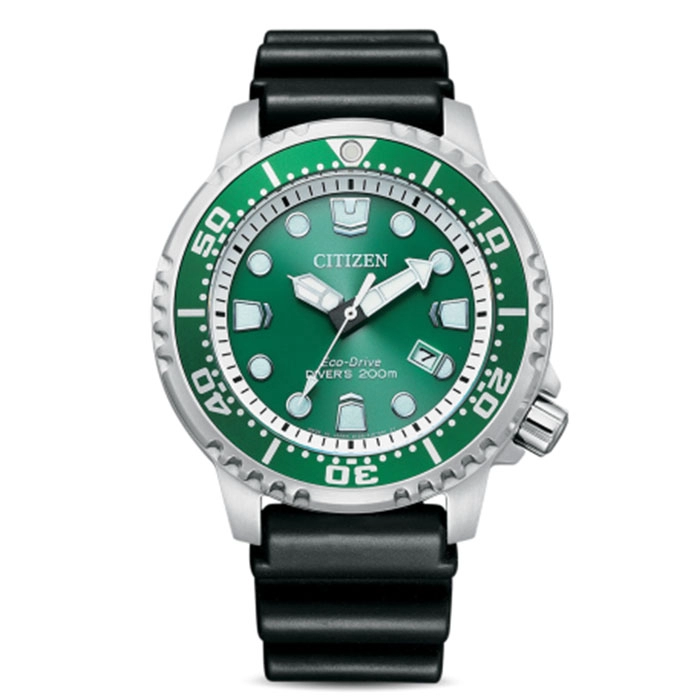 ΡΟΛΟΙ CITIZEN  BN0158-18X Citizen Eco-Drive Divers Black Rubber Strap